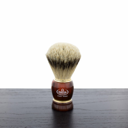 Omega 637 Silvertip Badger Shaving Brush